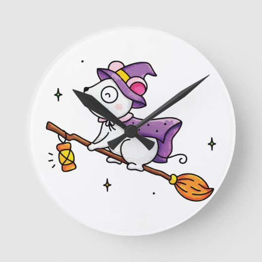 Witching hour ronde klok (Voorkant)