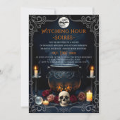 Witching Hour Soirée cauldron adult Halloween  Kaart (Voorkant)