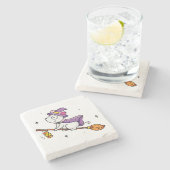 Witching hour stenen onderzetter (Zijkant)