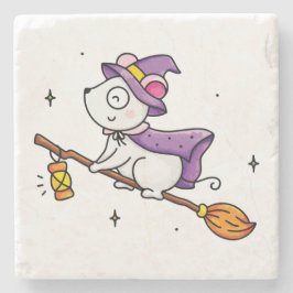 Witching hour stenen onderzetter