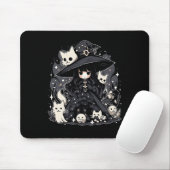 Witching Hour Trendy Halloween Graphic Design Muismat (Met muis)