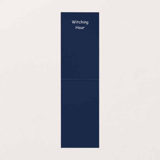 Witching Hour Visitekaartje (Binnenkant ongevouwen)