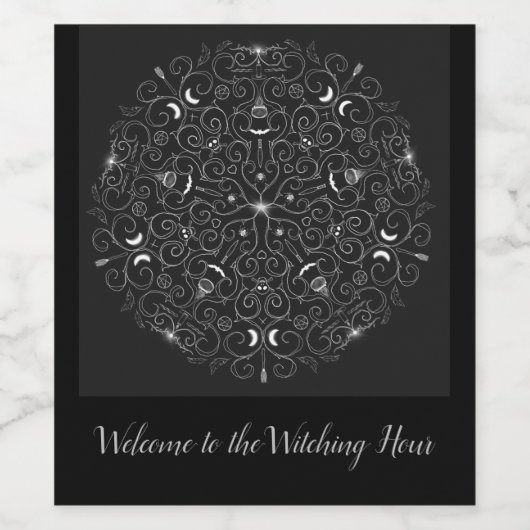 Witching Hour Wheel Label Set Wijn Etiket (Enkel label)