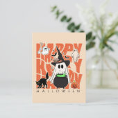 Witching Up Fun | Happy Halloween Magie & Mischief Briefkaart (Staand voorkant)