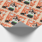 Witching Up Fun | Happy Halloween Magie & Mischief Cadeaupapier (Hoek)