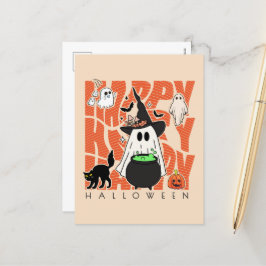 Witching Up Fun | Happy Halloween Magie & Mischief Feestdagenkaart
