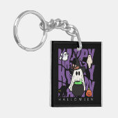 Witching Up Fun | Happy Halloween Magie & Mischief Sleutelhanger (Voorkant Links)