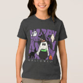 Witching Up Fun | Happy Halloween Magie & Mischief Tri-Blend Shirt (Voorkant)