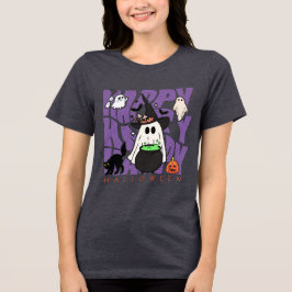 Witching Up Fun | Happy Halloween Magie & Mischief Tri-Blend Shirt