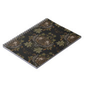 Witching Vine Folkloric Halloween Pumpkin Pattern Notitieboek (Linkerzijde)