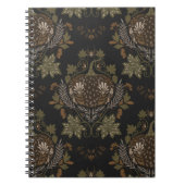 Witching Vine Folkloric Halloween Pumpkin Pattern Notitieboek (Voorkant)