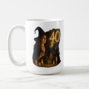 Witching You a Happy 40th: magische verjaardag Mok