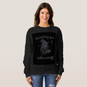 Witching You Calm Energy – Cozy Witchy Hoodie Trui (Voorkant volledig)