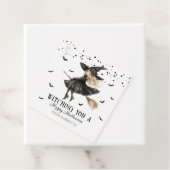 Witching You Een vrolijke Halloween-heks Bedankjes Labels (In situ)