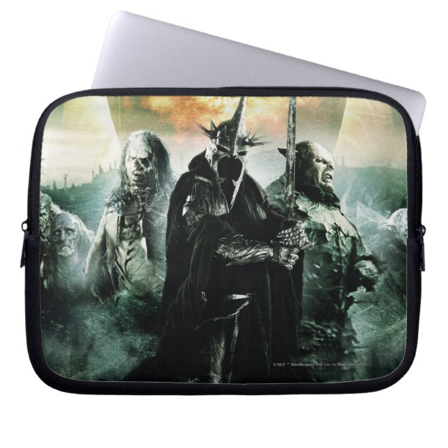 Witchking en Orcs Laptop Sleeve (Voorkant)