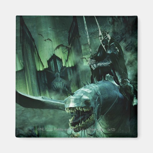 Witchking Riding Fellbeast Magneet (Voorkant)