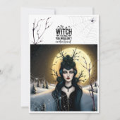 Witch's Birthday Bash en quote Kaart (Voorkant)