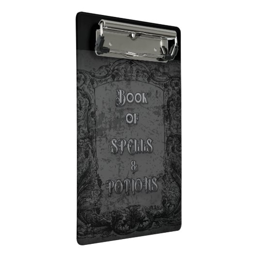 Witch's Book of Spells and Potions Mini Klembord (Schuin)