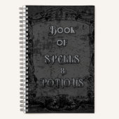 Witch's Book of Spells and Potions Notitieboek (Voorkant)
