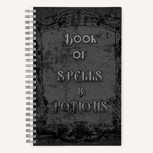 Witch's Book of Spells and Potions Notitieboek (Voorkant)