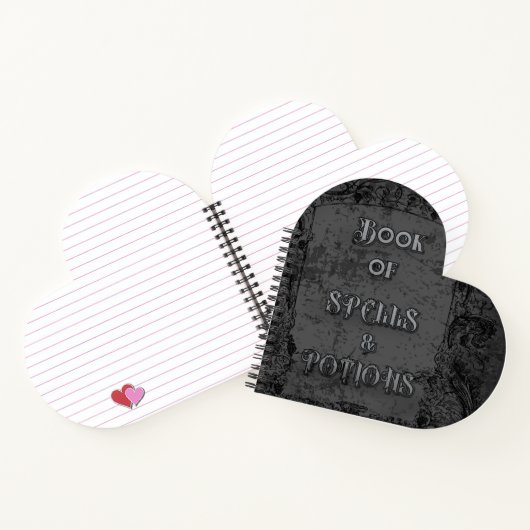 Witch's Book of Spells and Potions Notitieboek (Binnen)