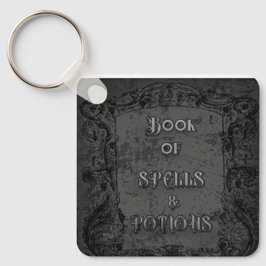 Witch's Book of Spells and Potions Sleutelhanger (Voorkant)