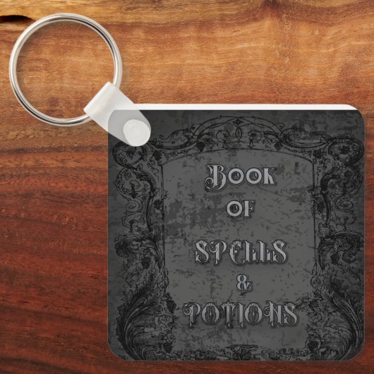 Witch's Book of Spells and Potions Sleutelhanger (Voorkant)