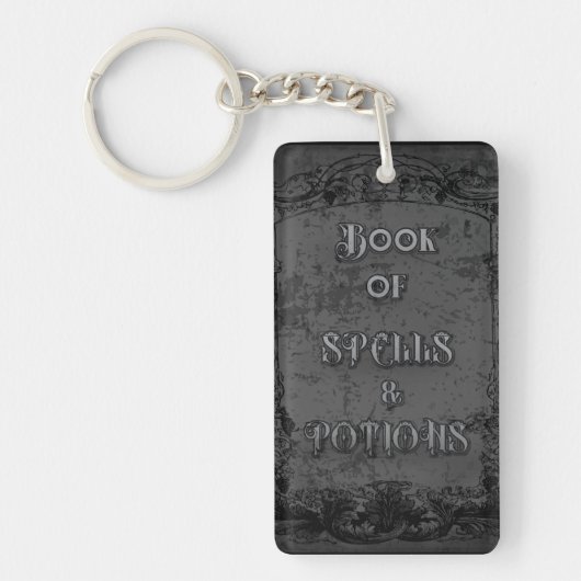 Witch's Book of Spells and Potions Sleutelhanger (Voorkant)