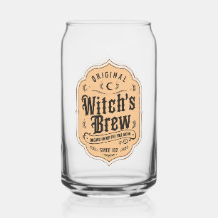 Witch's Brew Adult Halloween Party Gothic Blikvorm Glas