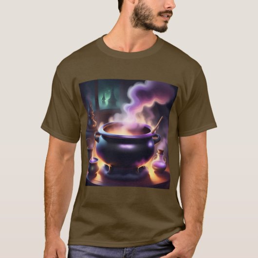 Witch's Brew Bruin T-shirt (Voorkant)