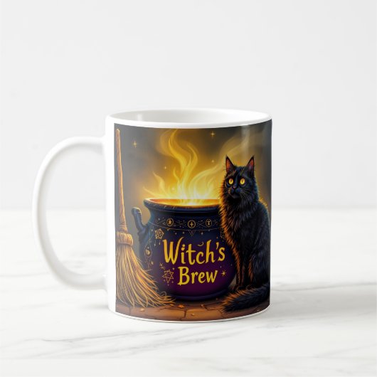 Witch's Brew Classic Mok, 11 oz Koffiemok (Links)