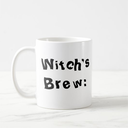 Witch's Brew Coffee Mok (Links)