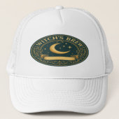 Witch's Brew - Crescent Moon & Stars Badge Trucker Pet (Voorkant)