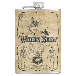 Witch's Brew - Donkere Gotische Humor Heupfles