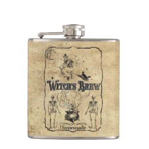 Witch's Brew - Donkere Gotische Humor Heupfles