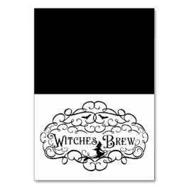 Witch's Brew  Elegante Halloween Food Tent Kaart