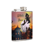 Witch's Brew Flask Halloween Custom Text Heupfles (Rechts)