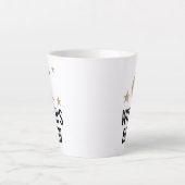 Witch's brew grappige leuke maan en sterrenontwerp latte mok (Voorkant)