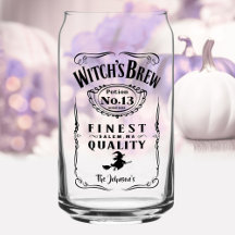 Witch's Brew Halloween familienaam Monogram Grappi