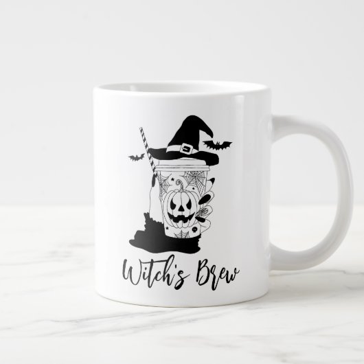 Witch's Brew Halloween Grote Koffiekop (Rechts)