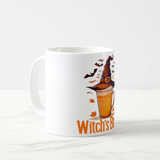 Witch's Brew Halloween Koffiemok (Voorkant links)