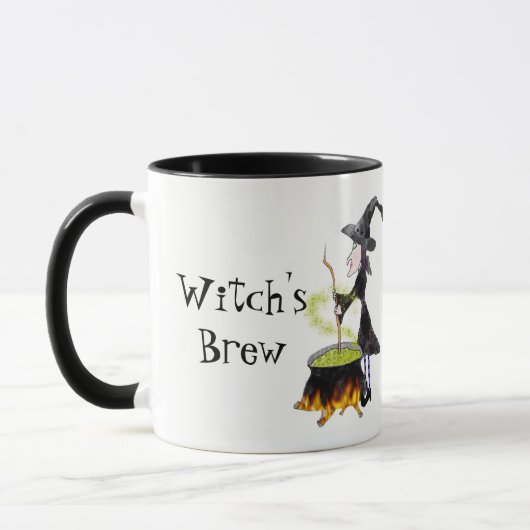 Witch's Brew Halloween Mok (Links)