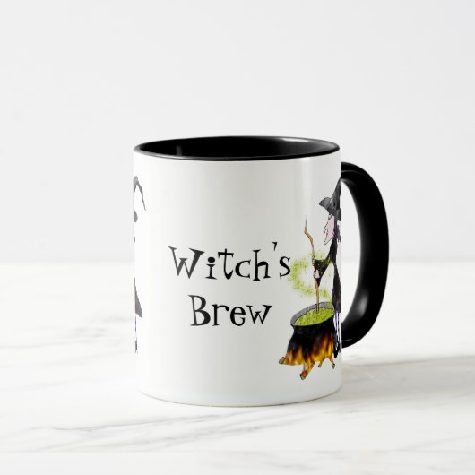 Witch's Brew Halloween Mok (Voorkant rechts)