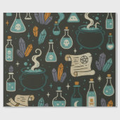 Witch's Brew Halloween-patroon Cadeaupapier (Vlak)