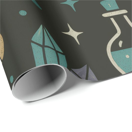 Witch's Brew Halloween-patroon Cadeaupapier (Rol Hoek)