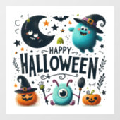 Witch's Brew - Halloween Raamsticker (Vel)