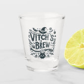 Witch's Brew - Halloween Shot Glas (Voorkant)