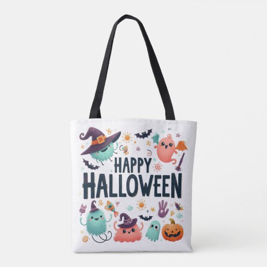 Witch's Brew - Halloween Tote Bag (Achterkant)