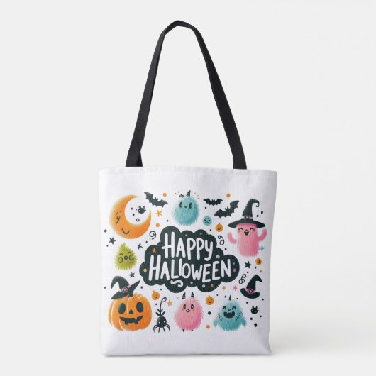 Witch's Brew - Halloween Tote Bag (Achterkant)