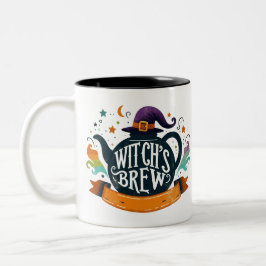Witch's Brew - Halloween Tweekleurige Koffiemok